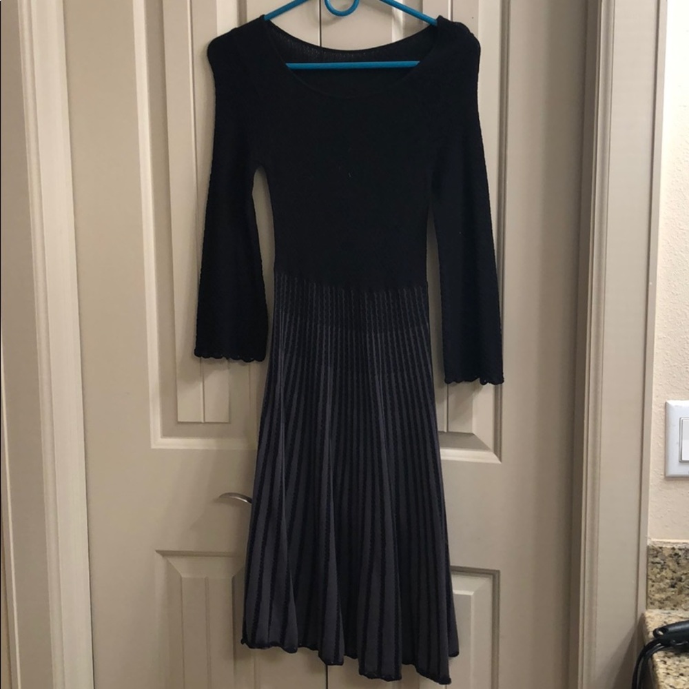 Black Fit/Flare Dress